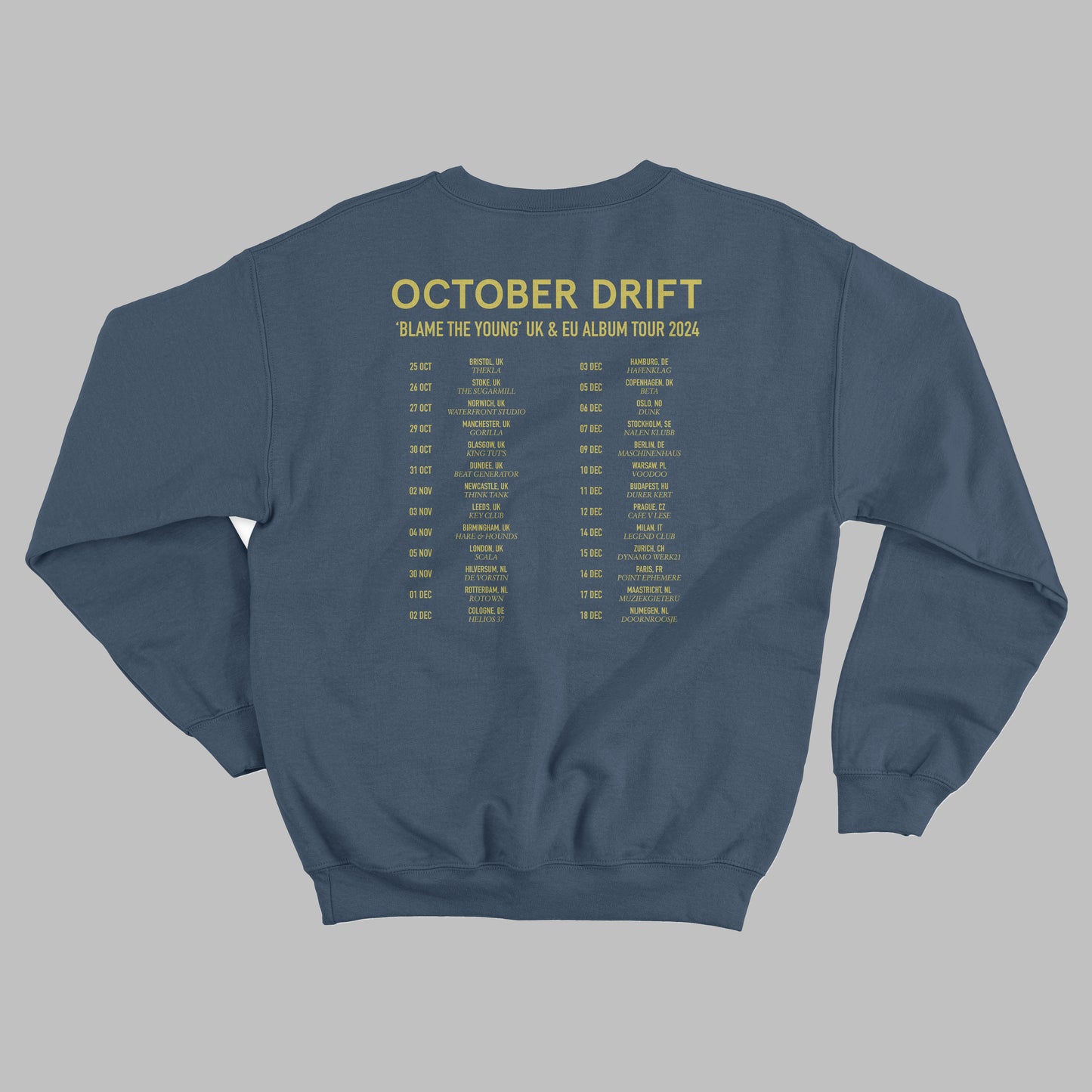 BTY TOUR CREW NECK JUMPER